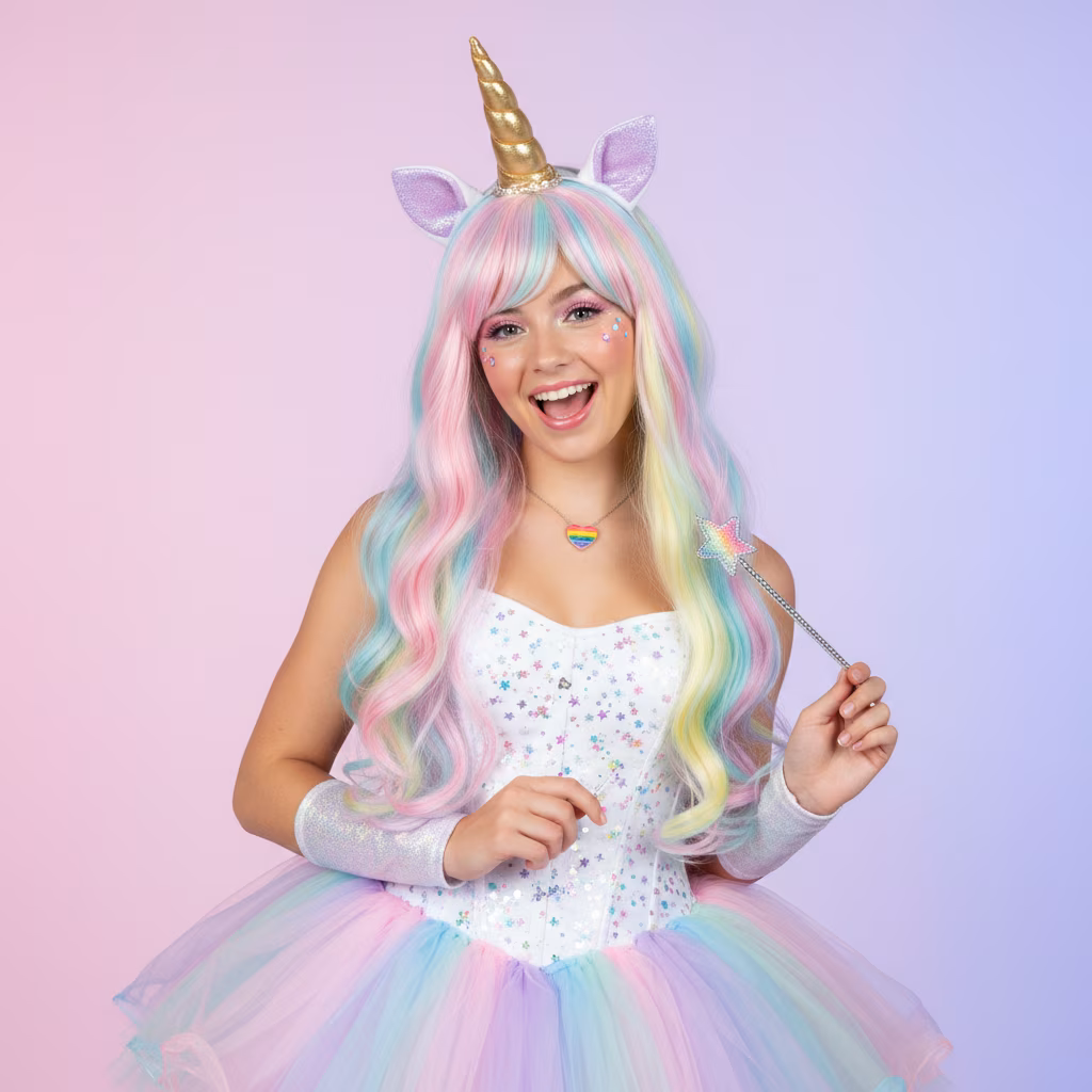 Unicorn themed children's birthday party at Little Dreams, a venue in Chadderton, Oldham (Greater Manchester) for ages 3 to 9